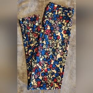 LuLaRoe Multicolor Abstract Leggings